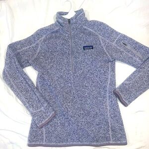 Size XS purple and gray Patagonia half zip